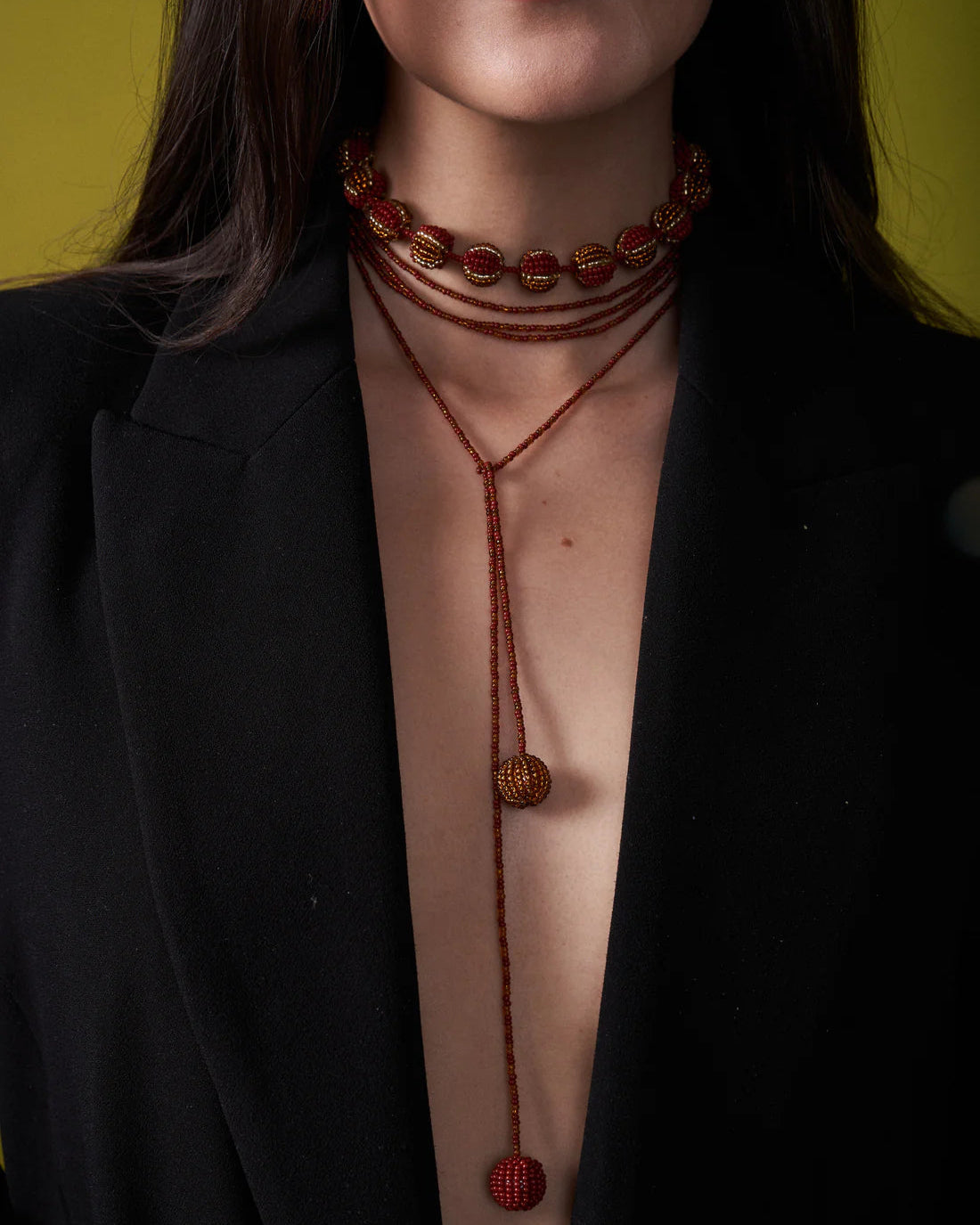 Wine Juana Necklace
