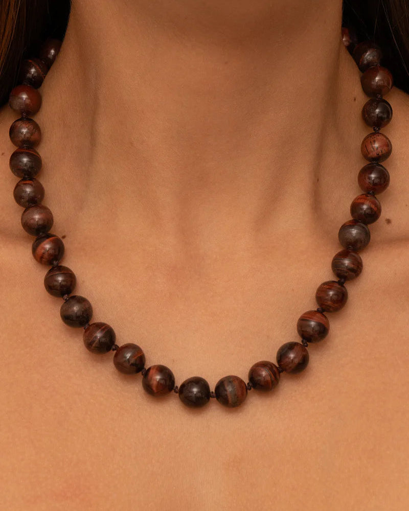 Knotted Brown Necklace