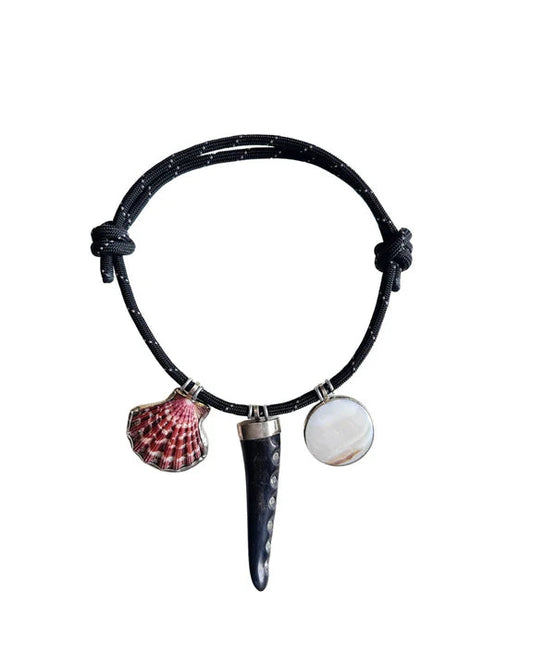 Paracord Charm Shell Choker