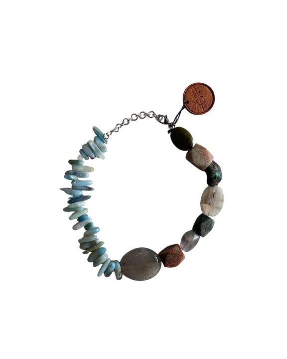 Stone Choker Blue