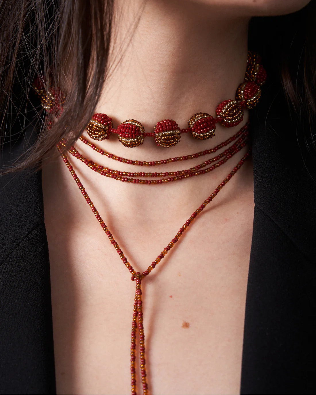 Wine Juana Necklace