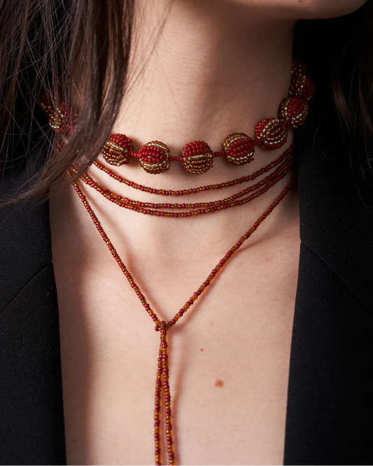 Wine Juana Necklace