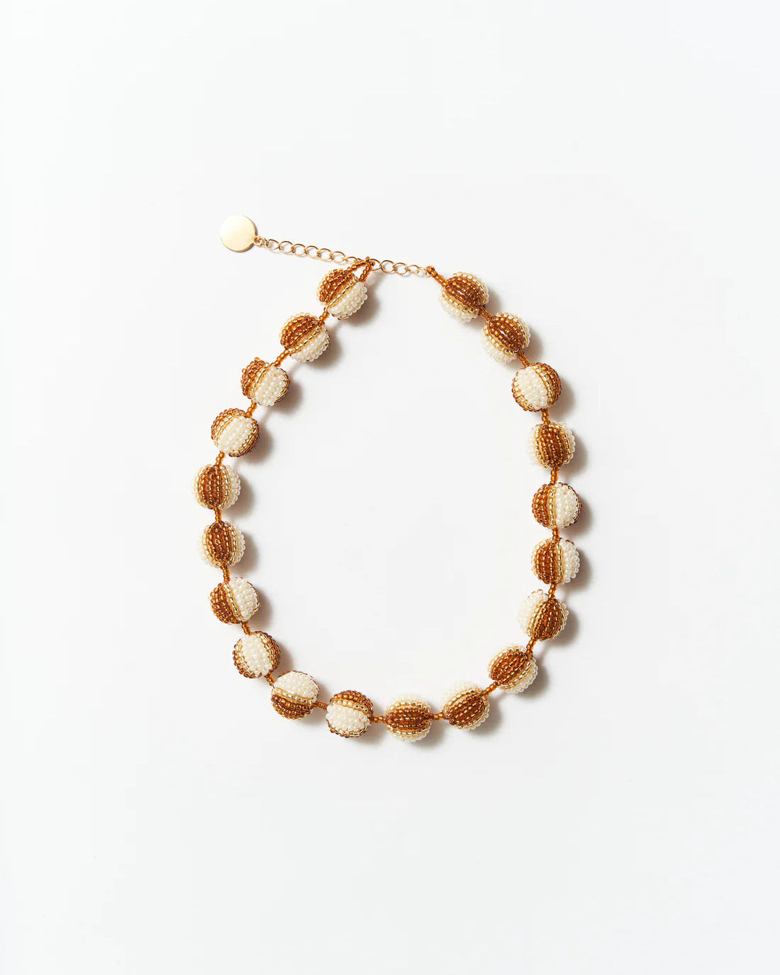 Beige & Ocher Juana Necklace