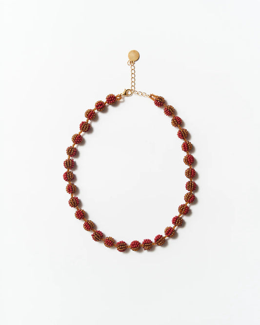 Wine Juanita Necklace