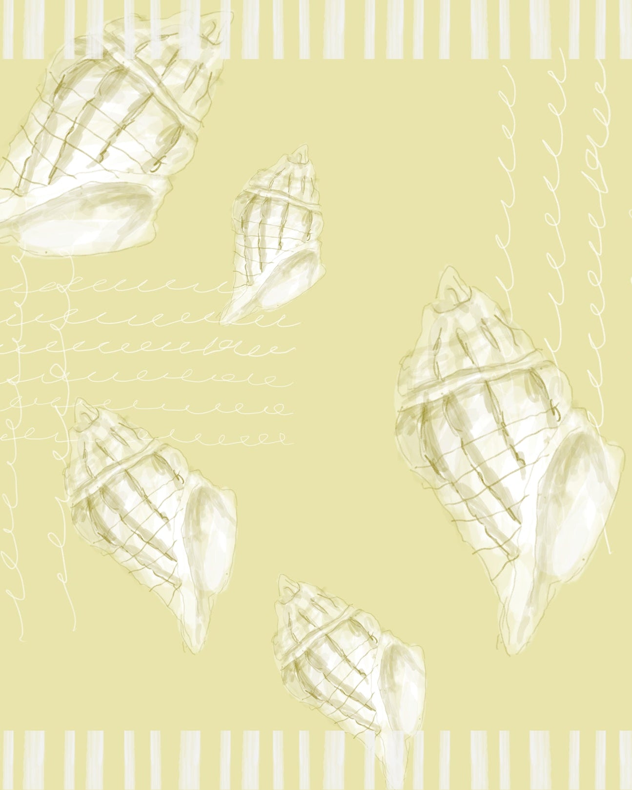 Amarillo Caracol Sarong