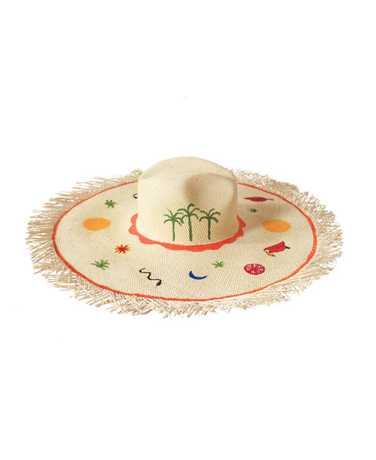 Hand Painted Shiny Hat